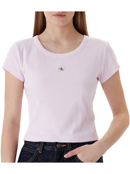 T-Shirt Donna Calvin Klein con Logo - Kiabi T-Shirt Donna Calvin Klein con Logo - Kiabi