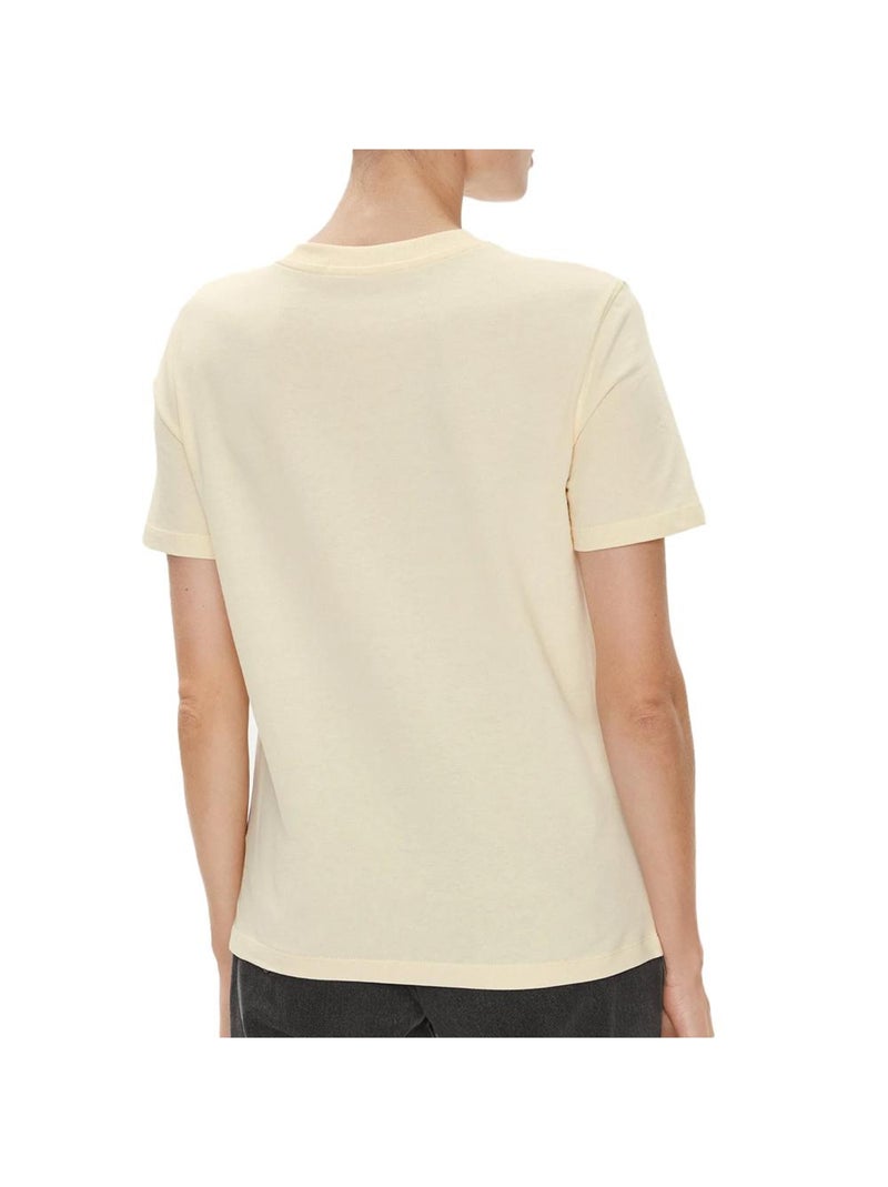 T-shirt Donna Calvin Klein Jeans Beige - Kiabi