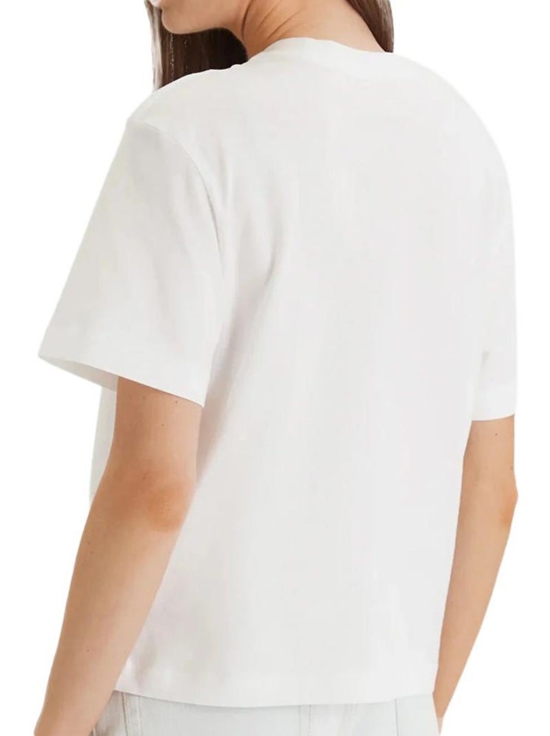T-shirt donna calvin klein jeans Bianco - Kiabi