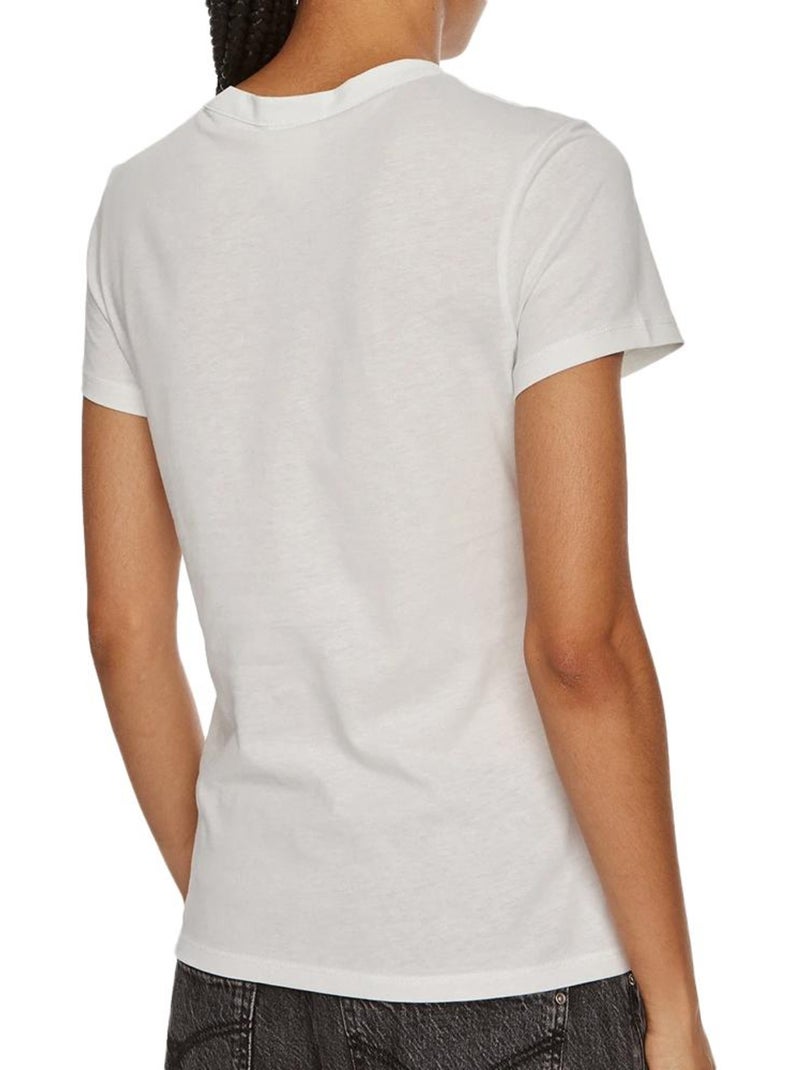 T-shirt Donna Calvin Klein Jeans Bianco - Kiabi