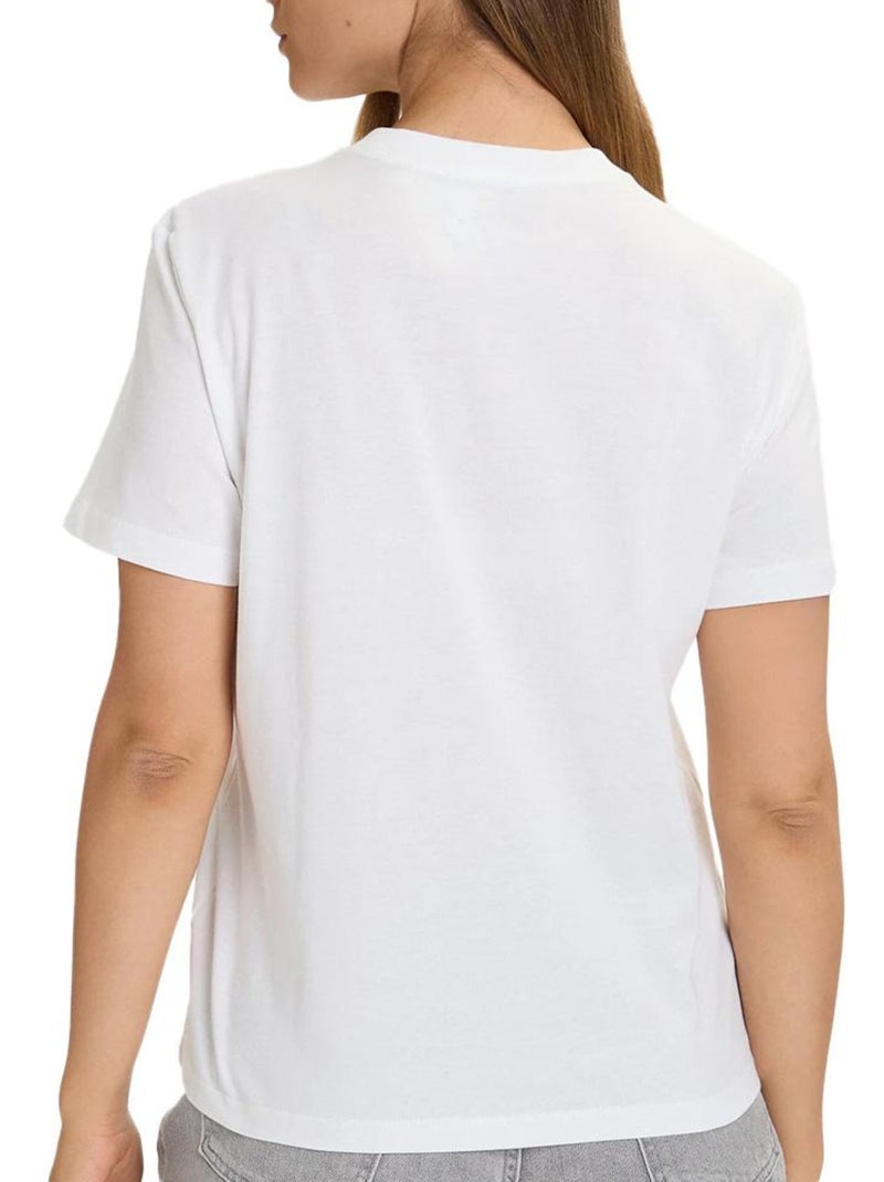 T-Shirt Donna Calvin Klein Jeans Bianco - Kiabi