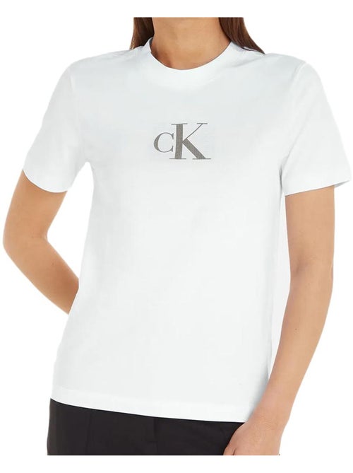 T-shirt donna calvin klein jeans con paillettes - Kiabi T-shirt donna calvin klein jeans con paillettes - Kiabi