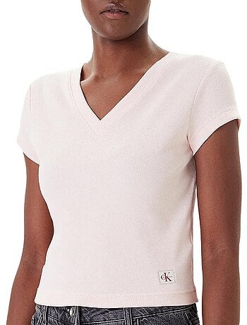 T-shirt donna calvin klein jeans con