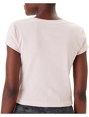 T-shirt donna calvin klein jeans con