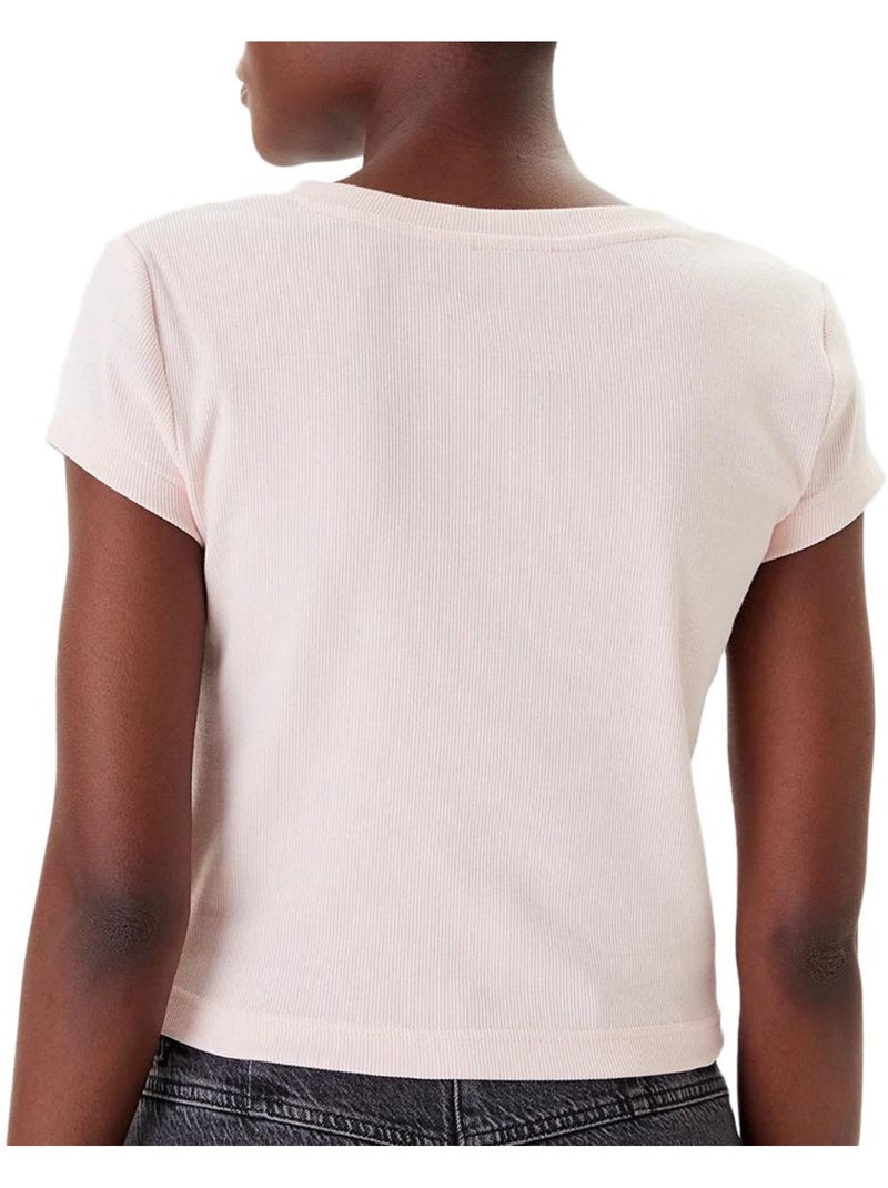 T-shirt donna calvin klein jeans con Rosa - Kiabi