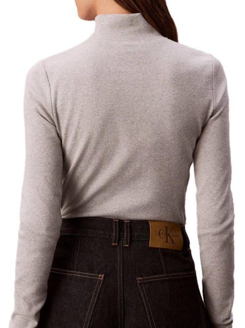T-Shirt Donna Calvin Klein Jeans Dolcevita con Logo - Kiabi