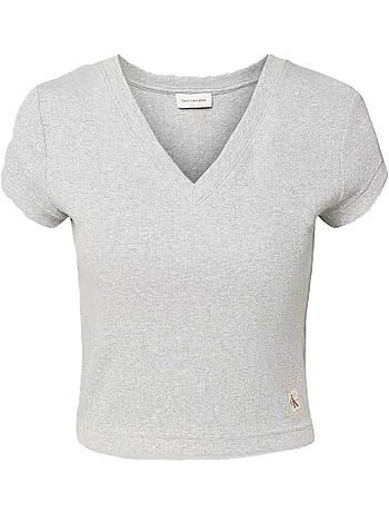 T-shirt donna calvin klein jeans con