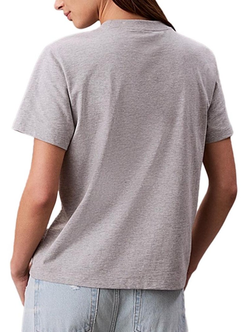 T-Shirt Donna Calvin Klein Jeans Grigio argentato - Kiabi