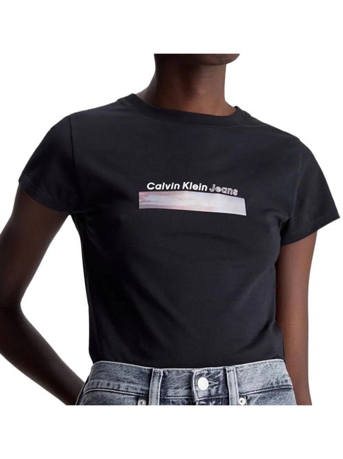 T-shirt Donna Calvin Klein Jeans - Kiabi T-shirt Donna Calvin Klein Jeans - Kiabi