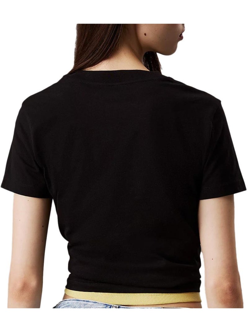 T-shirt Donna Calvin Klein Jeans Nero - Kiabi