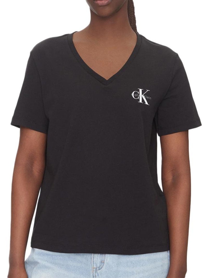 T-Shirt Donna Calvin Klein Jeans Nero - Kiabi