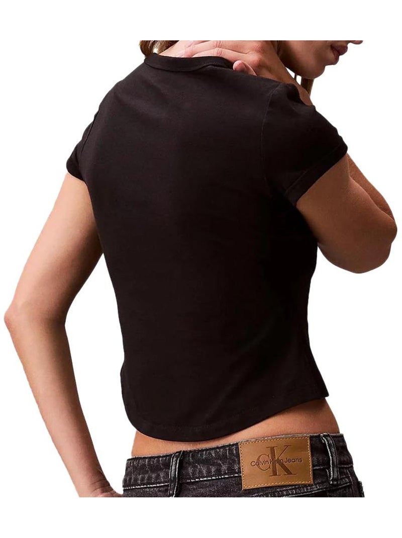T-Shirt Donna Calvin Klein Jeans Nero - Kiabi