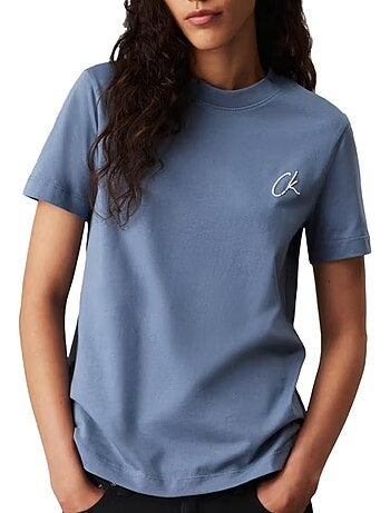 T-shirt Donna Calvin Klein Jeans Ricamata