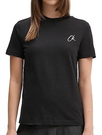 T-shirt Donna Calvin Klein Jeans Ricamata