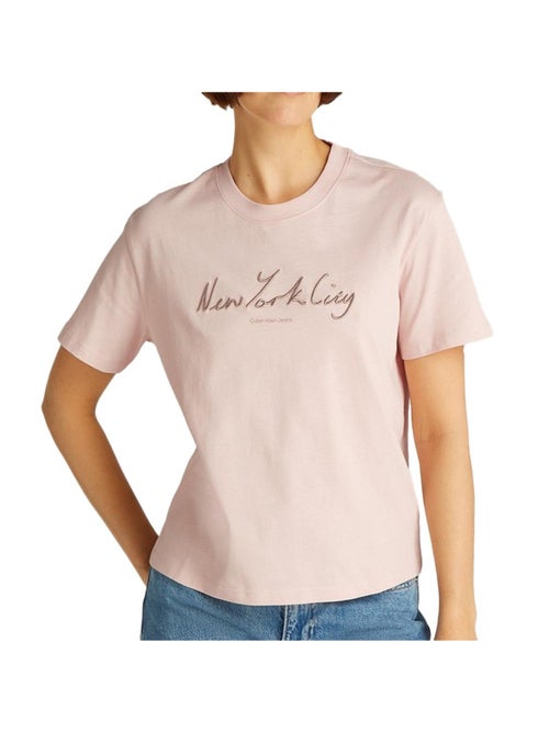 T-shirt Donna Calvin Klein Jeans Ricamata - Kiabi