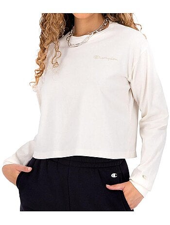 T-shirt Donna Champion a Maniche Lunghe