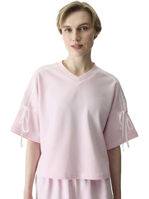 T-shirt donna con dettaglio fiocco penti - Kiabi