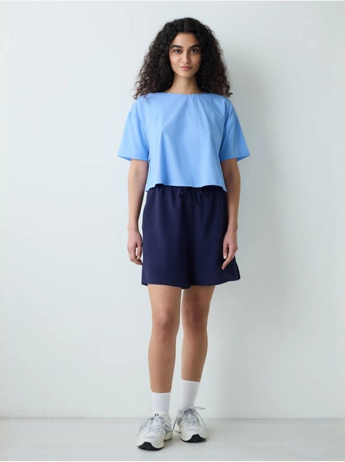 T-shirt donna con dettaglio sul retro penti - Kiabi T-shirt donna con dettaglio sul retro penti - Kiabi