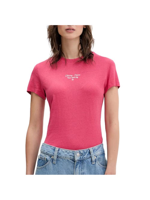T-Shirt Donna con Logo Tommy Hilfiger - Kiabi T-Shirt Donna con Logo Tommy Hilfiger - Kiabi