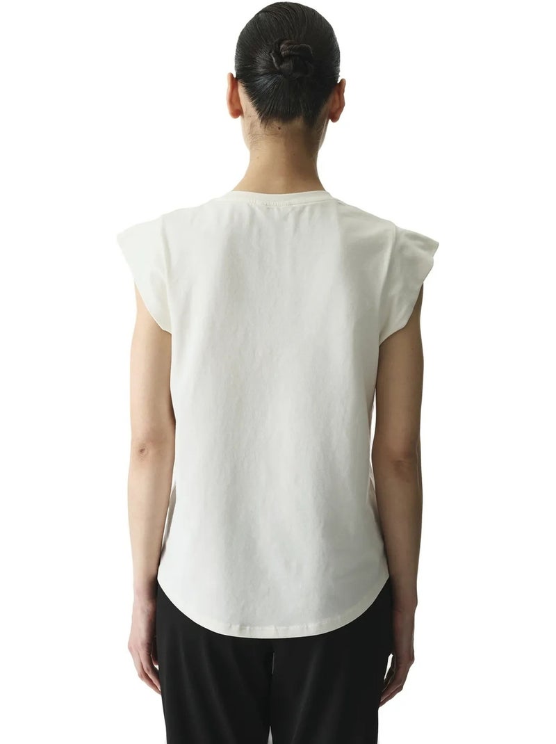 T-shirt donna curvy penti Bianco sporco - Kiabi