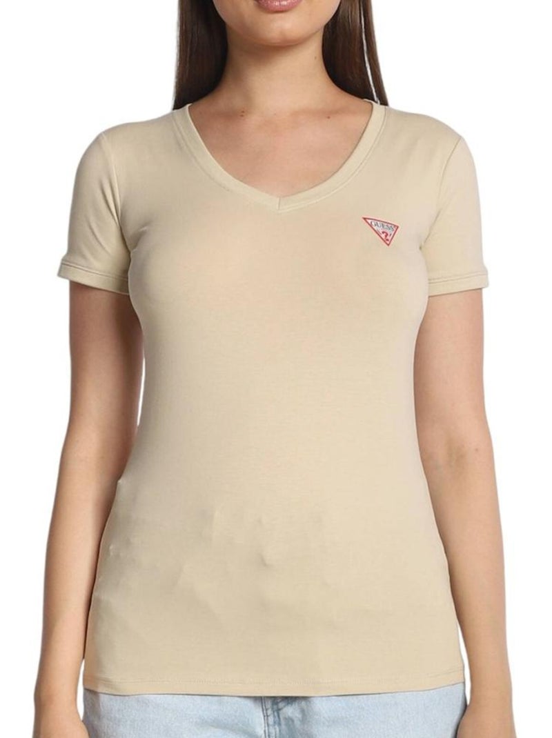 T-shirt Donna Guess Beige - Kiabi