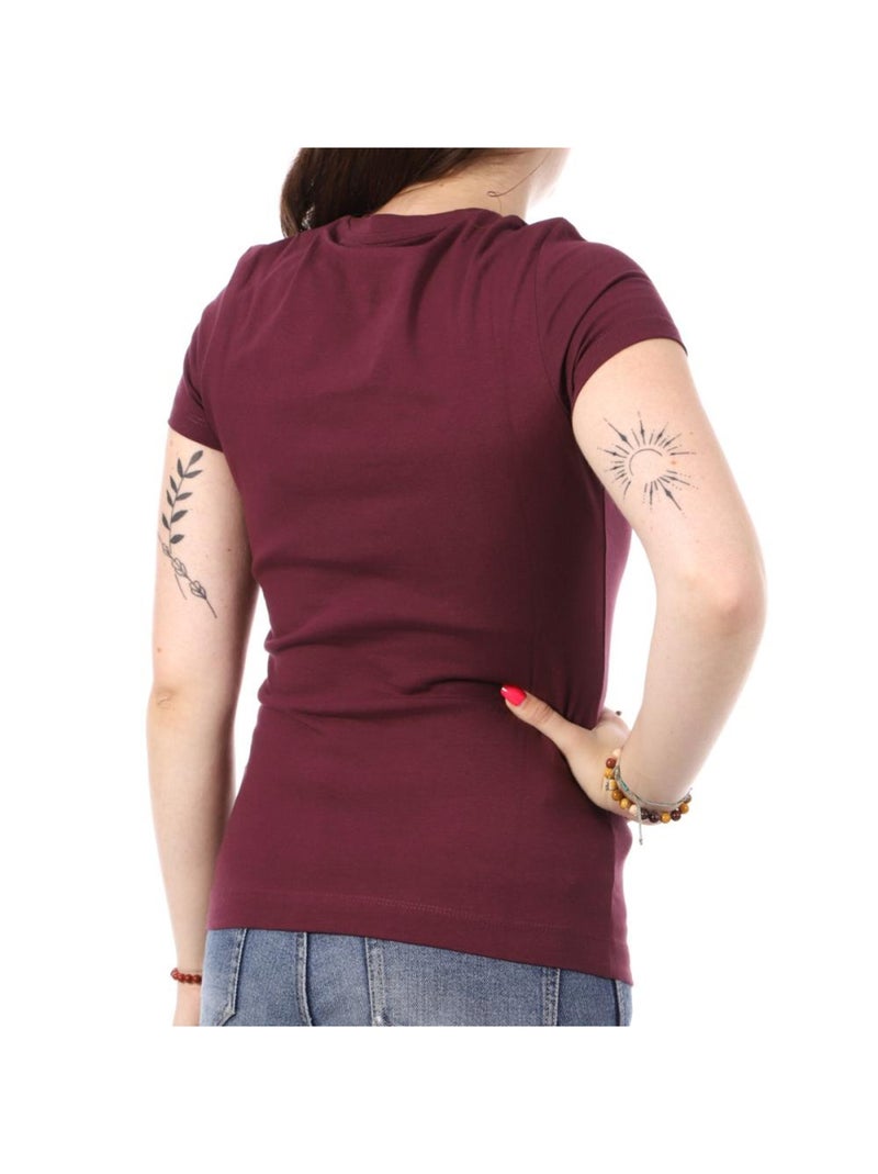 T-shirt Donna Guess Bordeaux - Kiabi