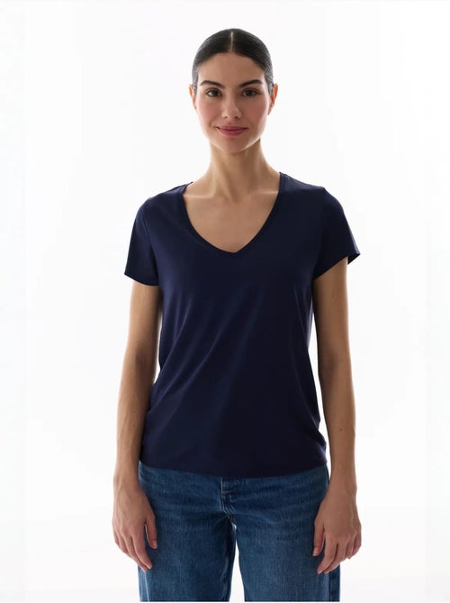 T-shirt donna in modal penti - Kiabi