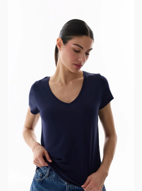 T-shirt donna in modal penti - Kiabi