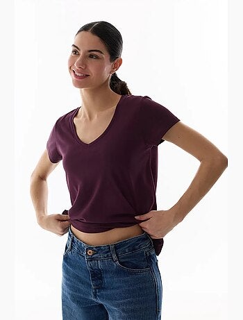 T-shirt donna in modal penti