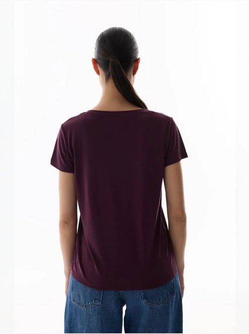T-shirt donna in modal penti - Kiabi