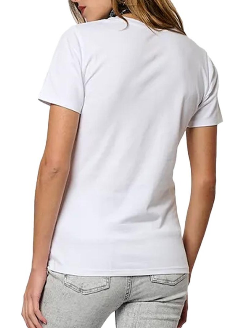 T-shirt Donna Kaporal - Maglietta Elegante Bianco - Kiabi