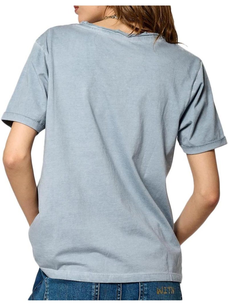 T-shirt Donna Kaporal - Ottimizzato SEO Blu - Kiabi