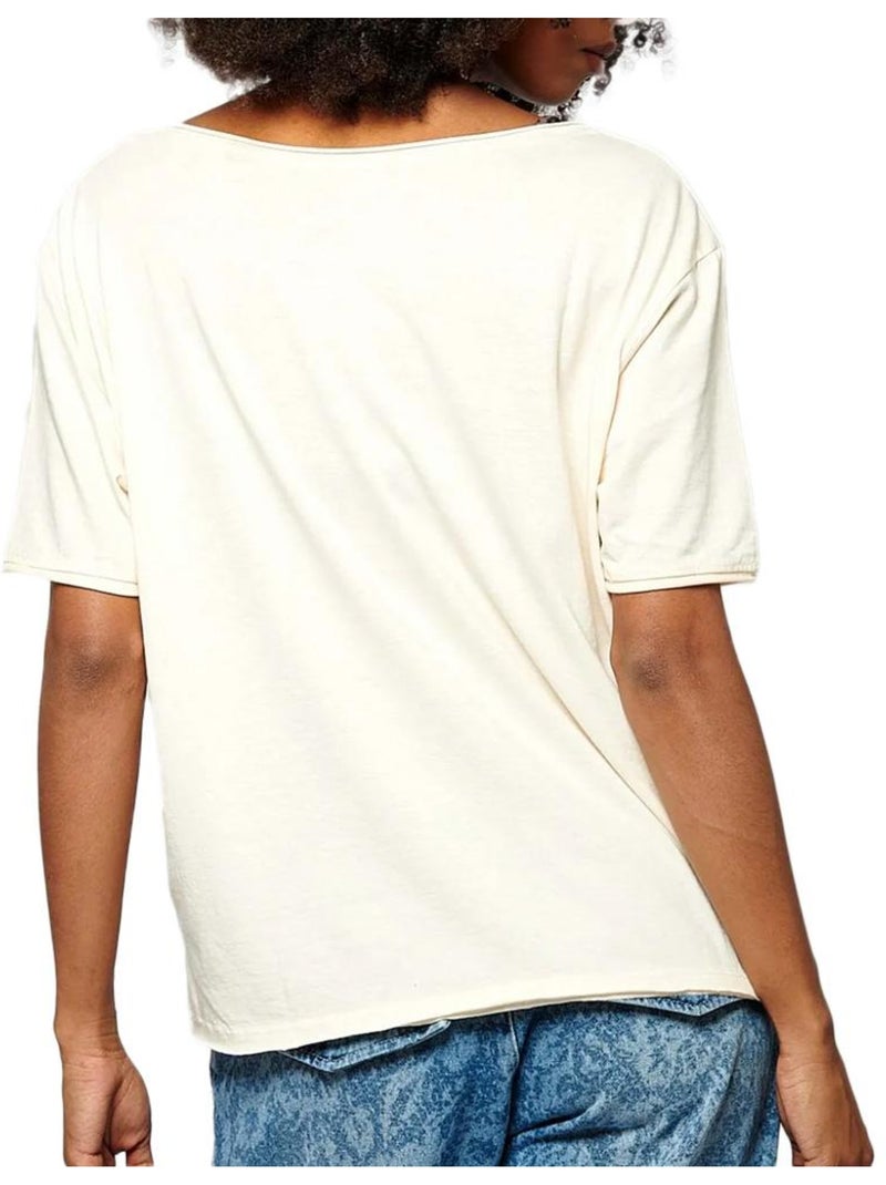 T-shirt Donna Kaporal Ecru - Kiabi