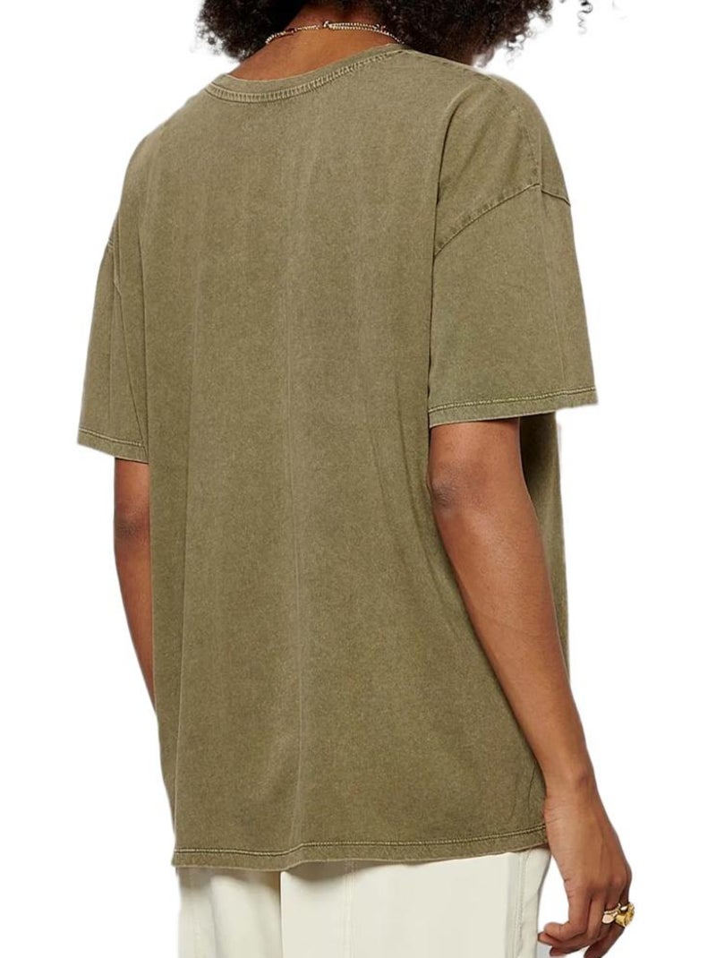 T-shirt donna kaporal Verde kaki chiaro - Kiabi