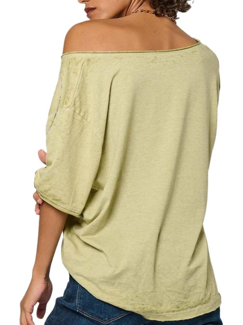 T-shirt Donna Kaporal Verde kaki chiaro - Kiabi