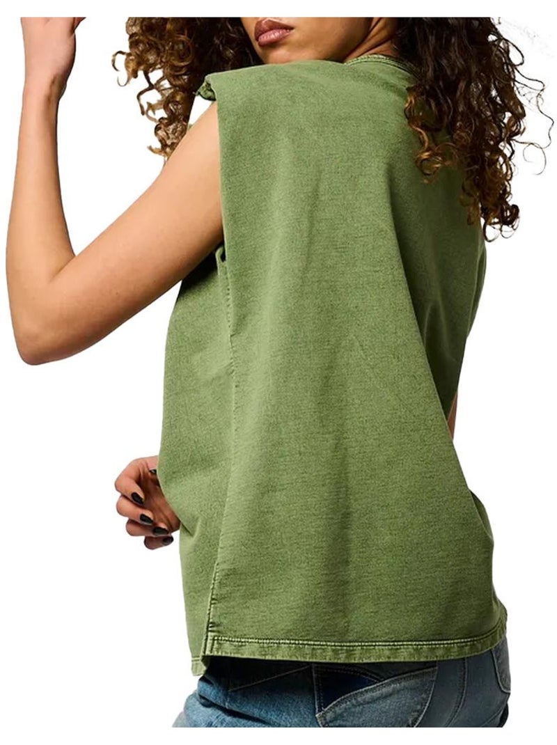 T-shirt donna kaporal Verde kaki chiaro - Kiabi