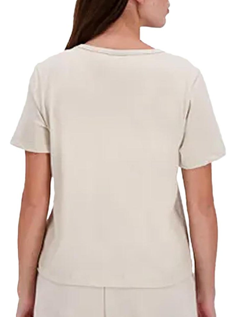 T-shirt Donna Le Coq Sportif Beige - Kiabi