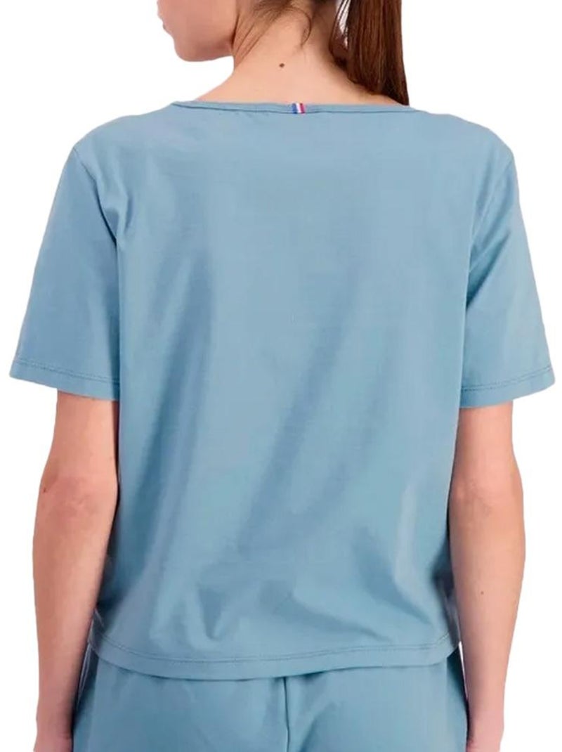 T-shirt Donna Le Coq Sportif Blu - Kiabi