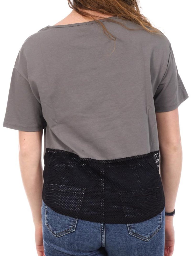 T-Shirt Donna Le Coq Sportif Grigio argentato - Kiabi