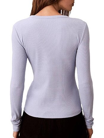 T-Shirt Donna Maniche Lunghe Calvin Klein Jeans Label