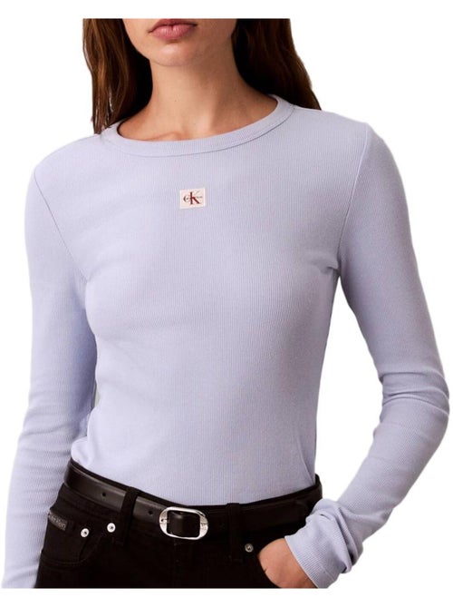 T-Shirt Donna Maniche Lunghe Calvin Klein Jeans - Kiabi T-Shirt Donna Maniche Lunghe Calvin Klein Jeans - Kiabi