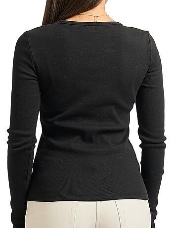 T-shirt donna maniche lunghe calvin klein jeans