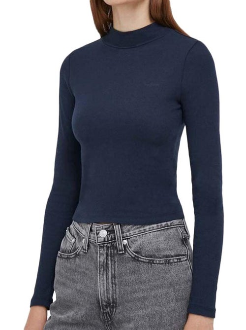 T-shirt Donna Maniche Lunghe Pepe Jeans - Kiabi T-shirt Donna Maniche Lunghe Pepe Jeans - Kiabi