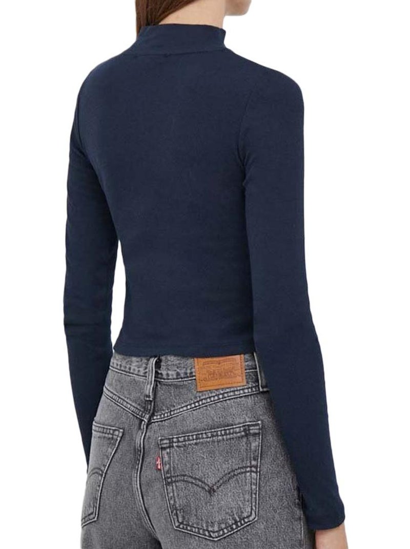 T-shirt Donna Maniche Lunghe Pepe Jeans Blu - Kiabi