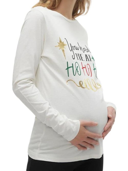 T-shirt Donna Maniche Lunghe Premaman Mamalicious - Kiabi T-shirt Donna Maniche Lunghe Premaman Mamalicious - Kiabi