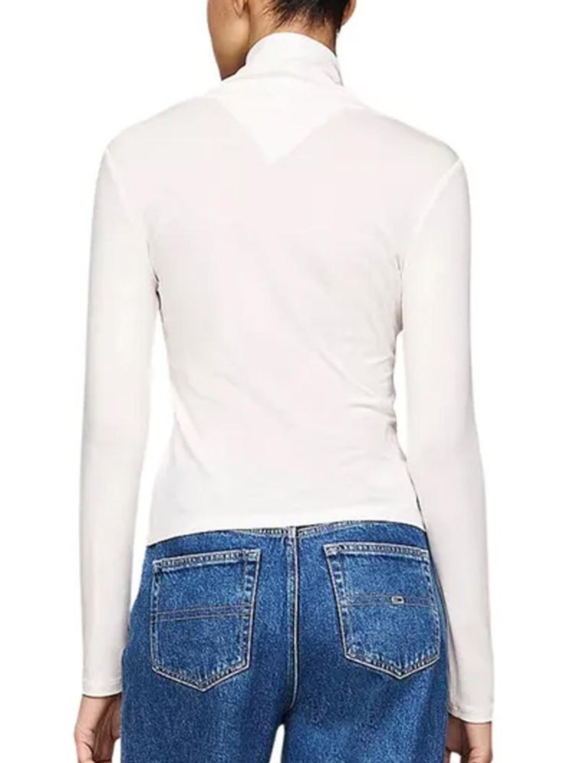 T-shirt Donna Maniche Lunghe Tommy Hilfiger Bianco - Kiabi