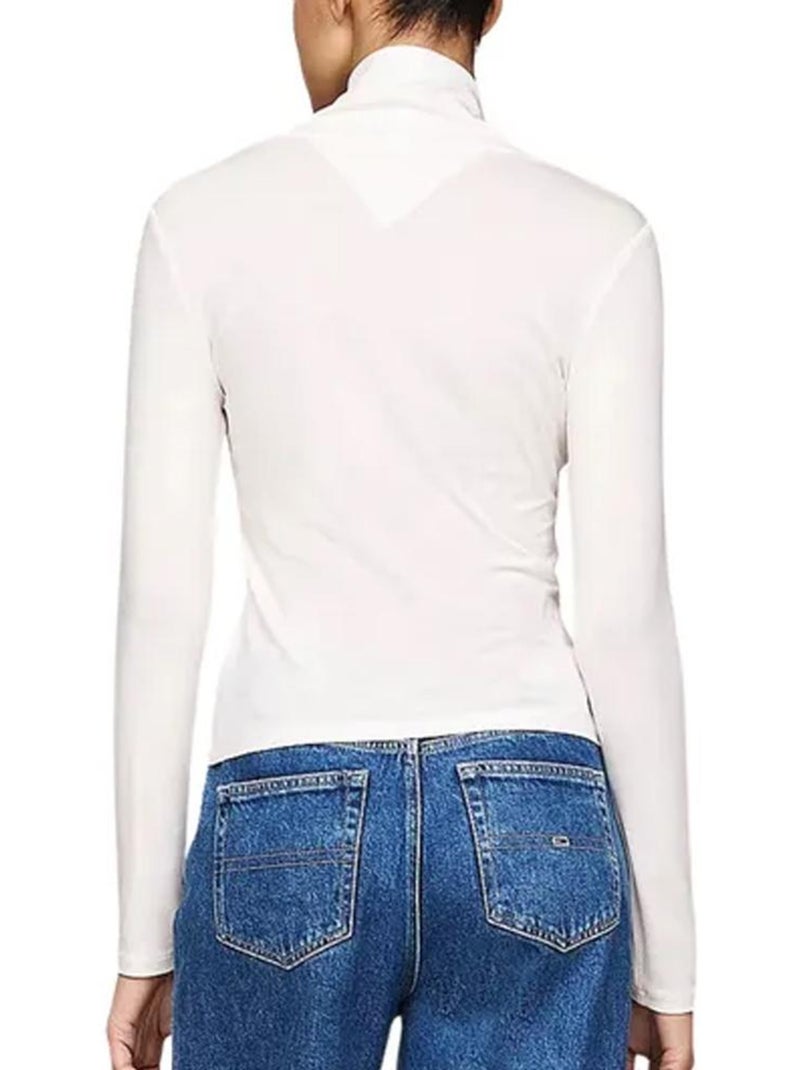 T-shirt Donna Maniche Lunghe Tommy Hilfiger Bianco - Kiabi