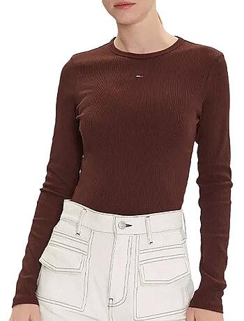 T-Shirt Donna Maniche Lunghe Tommy Hilfiger