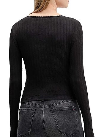 T-shirt donna tommy hilfiger a maniche lunghe