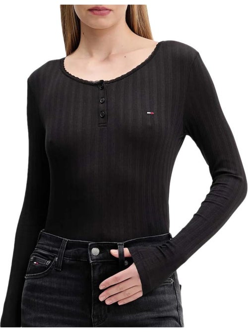 T-Shirt Donna Maniche Lunghe Tommy Hilfiger - Kiabi